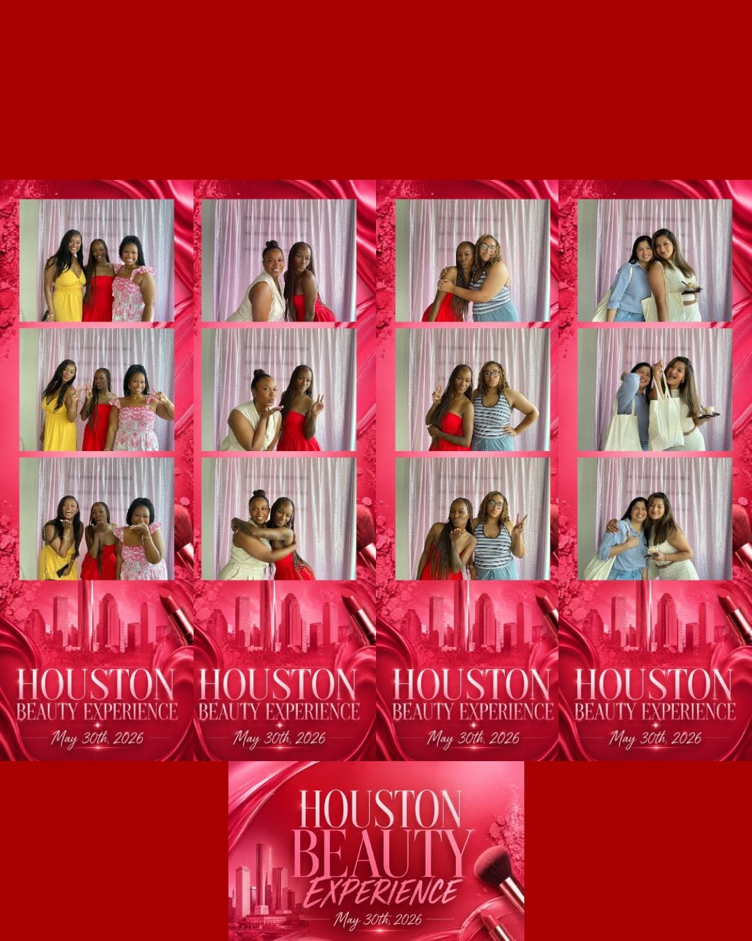 Houston Beauty Congress photo strips